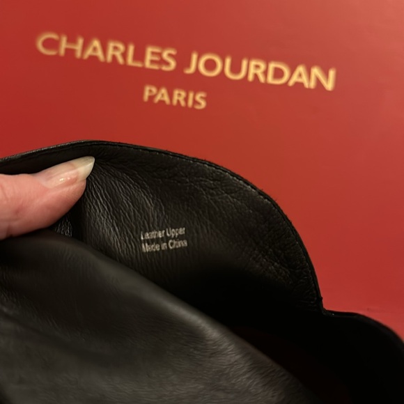 Charles Jourdan high heel leather boots - Picture 8 of 10